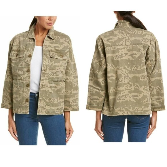 Current/Elliott The Militia Camo Army Jacket (2) - Picture 1 of 3